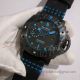 Perfect Replica Panerai Luminor Submersible PAM 00960 Black Steel Case Blue Leather 47mm Watch (4)_th.jpg